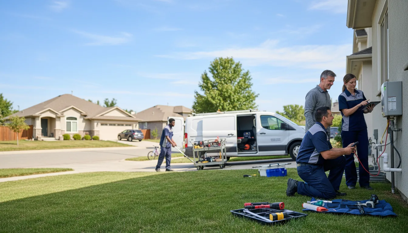 Tankless water heater service in Morton, TX
